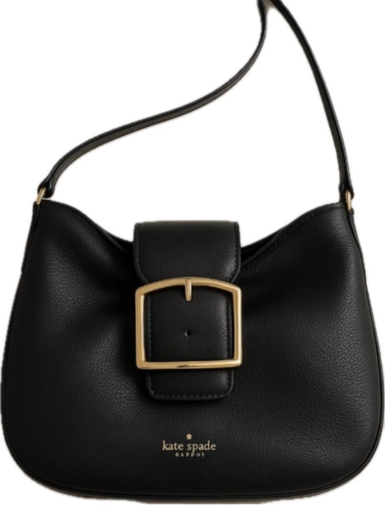 kate spade Handbags - Kate Spade Black Saddle Bag Like New Condition. Very stylish and comfortable.
